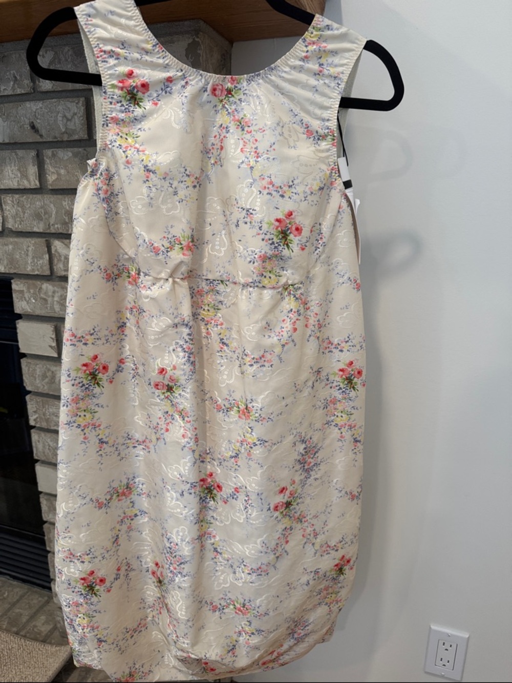 MaxMara Floral Sleeveless A-Line Dress